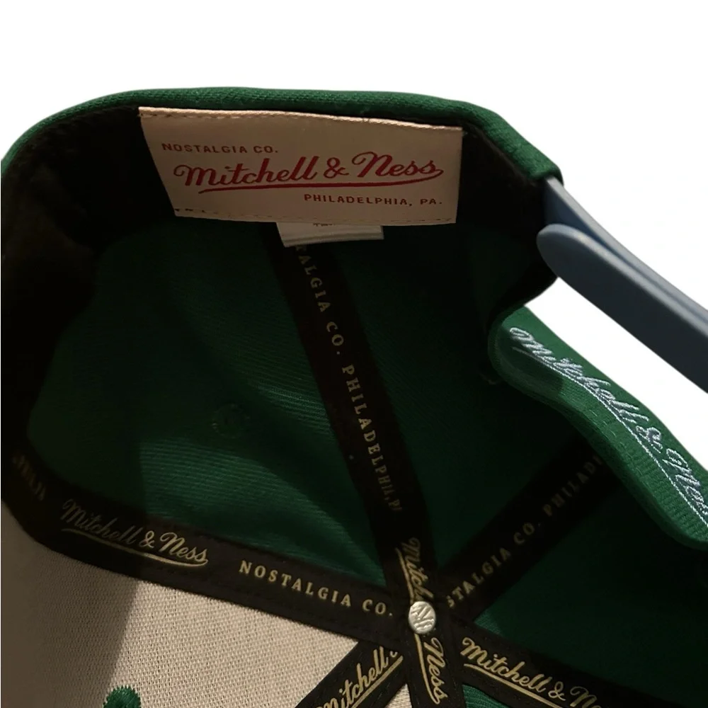 Mitchell & Ness Los Angeles Dodgers Green Blue‎ Wind Runner Snapback Hat New